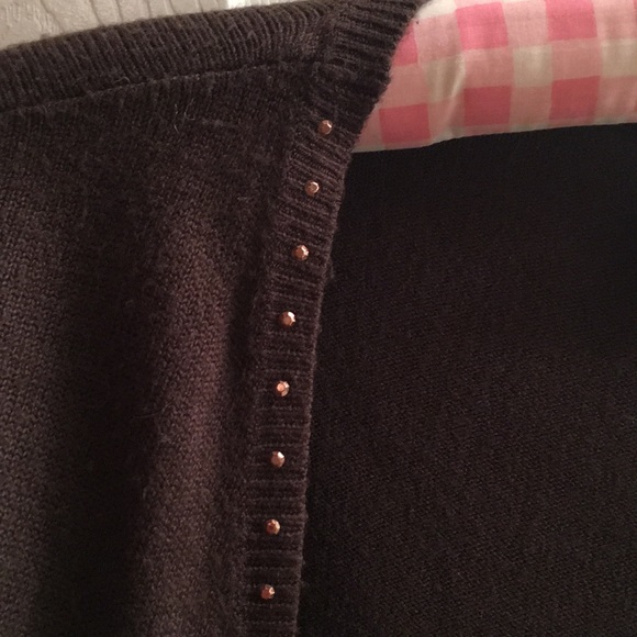 BCBG Dark brown wrapped sweater - Picture 4 of 4